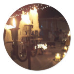 Wedding candles stickers