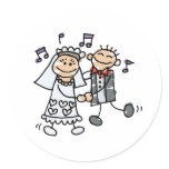 Wedding Cartoon Dance Sticker