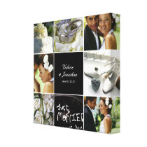 Wedding Collage Wrapped Canvas Gallery Wrapped Canvas