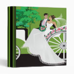 Wedding Couple Carriage Ride Notebook binders