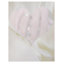 Wedding Couple Hands Together in Heart Flyer