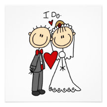 Wedding Couple I Do T-shirts and Gifts Custom Invitation