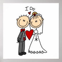 Wedding Couple I Do T-shirts and Gifts Print