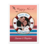 Wedding Cruise Save the Date Photo Frame Postcard
