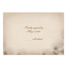 Wedding Daisy RSVP Custom Invites