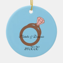 Wedding date; Our First Christmas Christmas Tree Ornaments