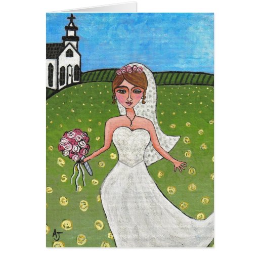 Wedding Day Bride - Greeting Card