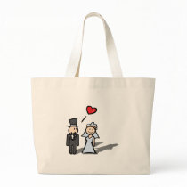 "Wedding Day" couple design Bag