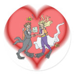 Wedding designs round stickers