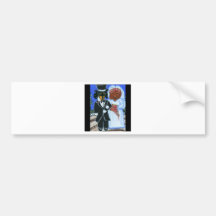 Wedding Doxies Bumper Sticker