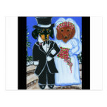 Wedding Doxies Post Card
