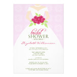 Wedding Dress Bridal Shower Invitation (lavender)