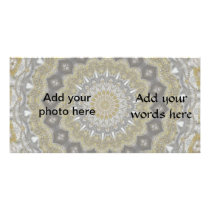 Wedding dress kaleidoscope #3 photo card template