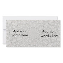 Wedding dress kaleidoscope #4 picture card