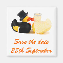 Wedding ducks 2  ... Magnet