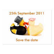 Wedding ducks ... Save the date