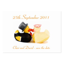Wedding ducks ... Save the date