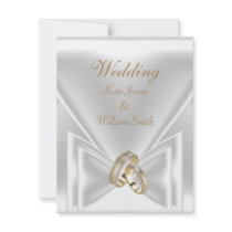 Wedding Elegant White Gold Rings