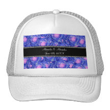 Wedding favors Blue roses Hat