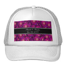 Wedding favors Purple roses Mesh Hats