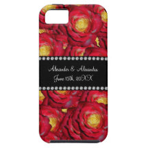 Wedding favors Red roses iPhone 5 Covers