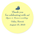 Wedding favour sticker