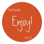 Wedding Favour Stickers