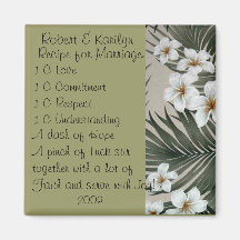 Wedding Favours Magnet