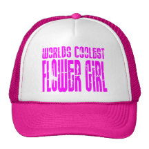 Wedding Favours : Pink Worlds Coolest Flower Girl Hat