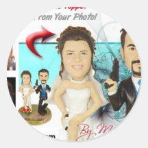 Wedding Figurines Stickers