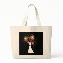 Wedding Fireworks Canvas Bag