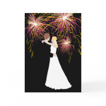 Wedding Fireworks Card
