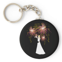 Wedding Fireworks Keychain