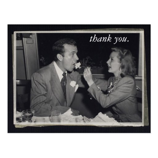 Wedding Gift Thank You Card Customizable Photo Postcard