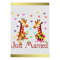 Wedding Giraffes