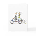 Wedding giraffes greeting card