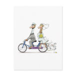 Wedding giraffes postcards
