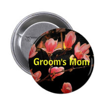 Wedding (Groom's Mom) Button
