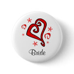 Wedding Heart buttons