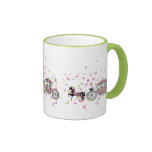 Wedding Horse & Carriage Flowers & Butterflies Coffee Mugs