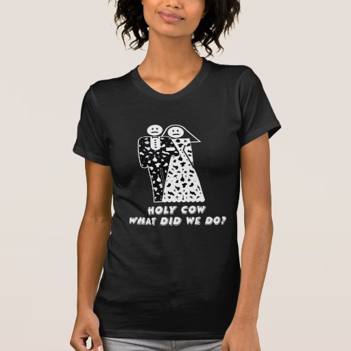 Wedding Humour Icon: Holy Cow Bachelorette T-Shirt