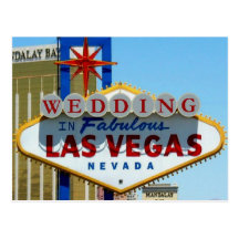 WEDDING In Fabulous Las Vegas Post Card
