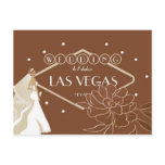 Wedding In Fabulous Las Vegas Postcard