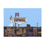 Wedding In Fabulous Las Vegas Postcard