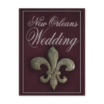 Wedding in New Orelans Postcard