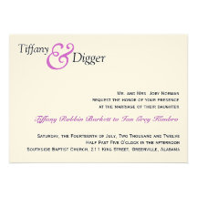 Wedding invitation