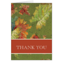 Wedding Invitation Autumn Grape Leaf Batik Cards