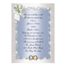 Wedding invitation elegant