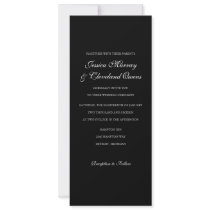 Wedding Invitation | Fine Wine |blk