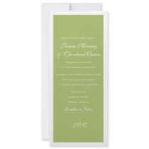 Wedding Invitation | Fine Wine II |green